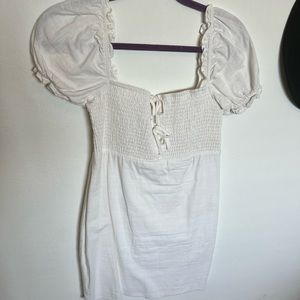 ASTR white mini dress
